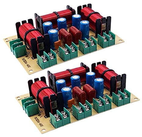 Osmond 2 unidades 4 vías altavoz divisor de frecuencia baja cine en casa HiFi circuito estereoo audio filtros cruzados