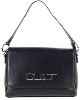 Cult - Shopper Tasche aus kunstleder, schwarz (26 X 16 X 10.5 cm)