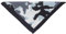 fashionchimp Bandana aus 100% Baumwolle, Premium-Qualität, Nicki-Halstuch für Damen und Herren, 50x50cm (Arctic-Camo) BAN050