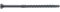 Hobotec Dielenschrauben Eurotec 3,2x35 Torx 10 - Holzschrauben selbstschneidend mit Zierkopf, Edelstahl schwarz gehärtet - 500 Stück