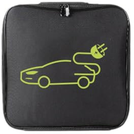 KWJNH Sac de rangement robuste et ignifuge en tissu Oxford pour câble de chargement de voiture Sac de transport électrique étanche Nanotechnologie