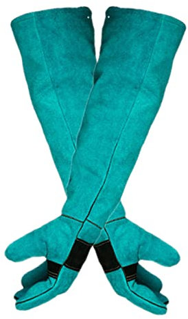 Anti-Biss Arbeitshandschuhe, Haustiergriff, Katzenhandschuhe, Anti-Biss Arbeitshandschuhe, 60 Cm/ 23,6 Zoll Bissfeste Handschuhe Den Umgang Mit Tieren Für Schweißen, Gartenarbeit, Umgang Mit Hunden