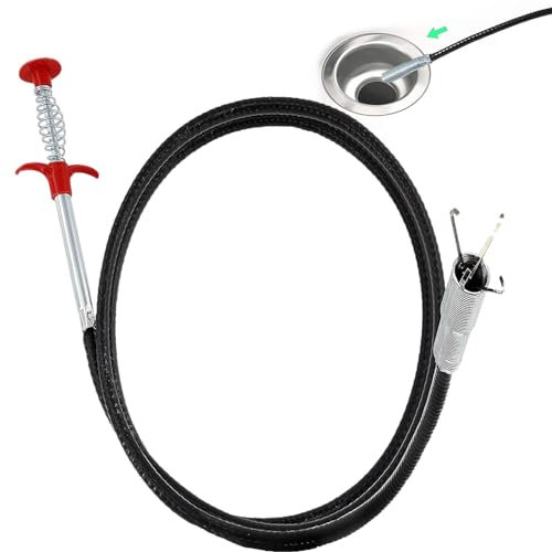 Garra para quitar obstrucciones de drenaje, garra limpiadora de drenaje para fregadero - Garra para quitar obstrucciones de bañera de 4 garras - Herramienta de agarre de obstrucción de drenaje de duch