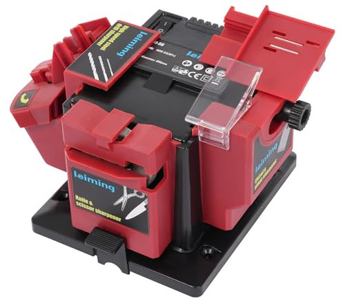 Universal Schleifmaschine für Messer, Schere und Bohrer, Werkzeug Meißelhobelschärfmaschine Elektrische Schärfmaschine Multischleifer diamantbesetzter Schleifstein Multifunktionsschleifer