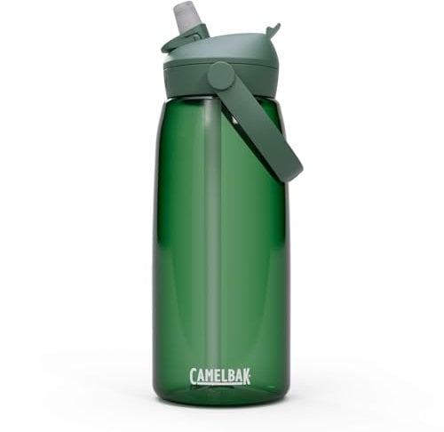 CAMELBAK - Thrive Flip Straw Bottle with Tritan Renew, Drinkware, Forest Green, 950 ml