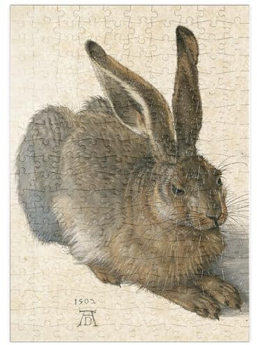 MyPuzzle Piatnik: Feldhase, Albrecht Dürer - Premium 200 Teile Puzzle - MyPuzzle Sonderkollektion von Piatnik