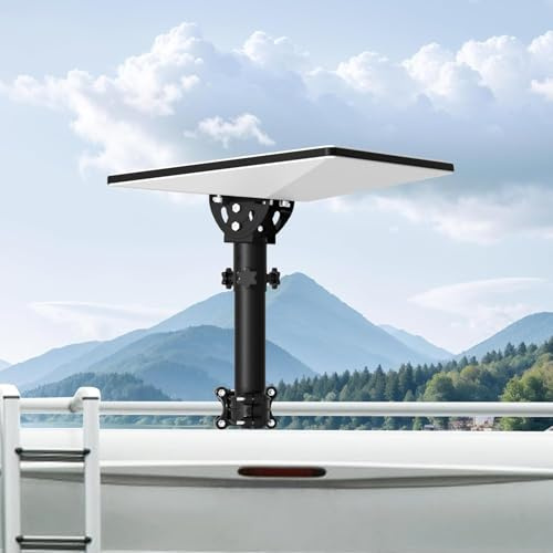 Starlink Mini RV Ladder Mount, 160° Tilt, for 0.9-1.1 Poles, Fits Mini X | 160° Adjustable Tilt Angle, Aluminum Alloy Construction, Fits RV Ladder, SUV Frame, Yachts, 0.9-1.1 Pole Compatibility