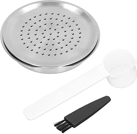 Fictory Dosette à café rechargeable pour Senseo HD7801 HD6592, capsule réutilisable avec cuillère à brosse, solution écologique pour café frais