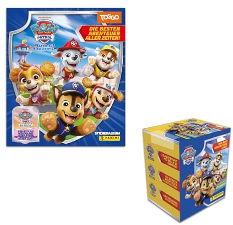 Panini Paw Patrol – Die besten Abenteuer aller Zeiten Stickerkollektion (Box-Bundle)