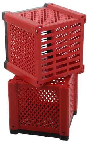 SHINEOFI 2 Stück Aquarium Wasserfilter Würfel Aufbewahrungsbox aus Robustem PVC 115X115X11cm für Teich und Aquarienfiltration