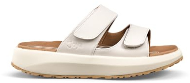 JOYA Pantolette Vienna III White JY128A, Glattleder, Senso-Sohle Weiß