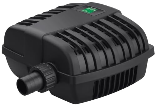 Wagner GREEN Compact Flow 1500 Teichpumpe – 1.500 l/h, 25 Watt – Stromsparende Filterpumpe für Gartenteich, Bachlauf & Wasserfall – Leise Teichpumpe