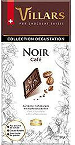 Villars Chocolat noir pépites de café - La tablette de 100g