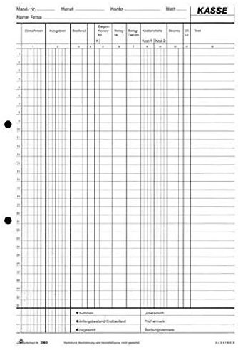 Kassenbuch EDV A4 RNK 3160 Steuerschiene 300