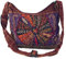 GURU SHOP Schultertasche, Patchwork Hippie Tasche, Goa Tasche - Rot, Unisex - Erwachsene, Baumwolle, 30x35x15 cm