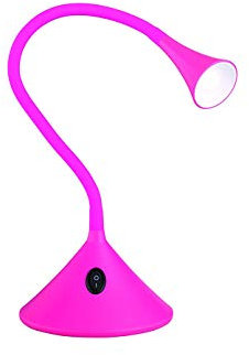 Reality R52391193 Lampada LED da Parete, Tavolo, Plastico, Braccio Flessibile, 3 W, Lilla