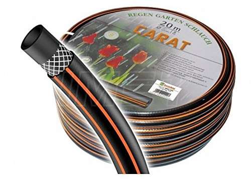 naka24 Gartenschlauch Wasserschlauch 3/5 Lagig 1/2 3/4 1 Zoll 20/25/30/50m (3/4 50m Carat WFC3/450)