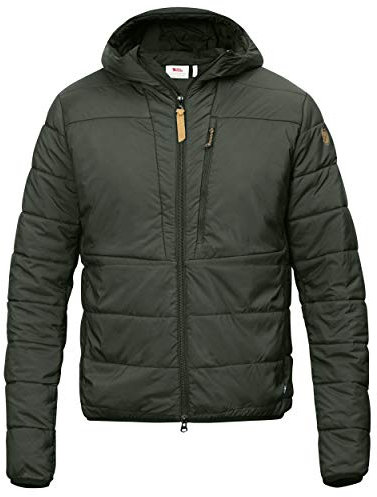 Fjällräven Herren Keb Padded Hoodie Jacke, Deep Forest, L