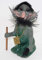 RAKSO Souvenir Wackel Figur Wurzelsepp klein Wackelfigur Deko Sammlerfigur Original mit beweglichem Kopf H 14 cm