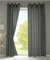 Gardinenbox 2er Set Vorhänge Schal Ösen »Berlin« HxB 225x140 cm Dunkelgrau Blickdicht Microsatin Lichtdurchlässig Uni Matt, 20405N2