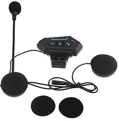 Bluetooth Headset, BT 4.1 Motorcycle Kopfhörer Helmet Headset Wireless Freisprech Telefon Mic Motorrad Intercom Headset Helm für Lautsprecher Freisprechen, Musikanrufsteuerung