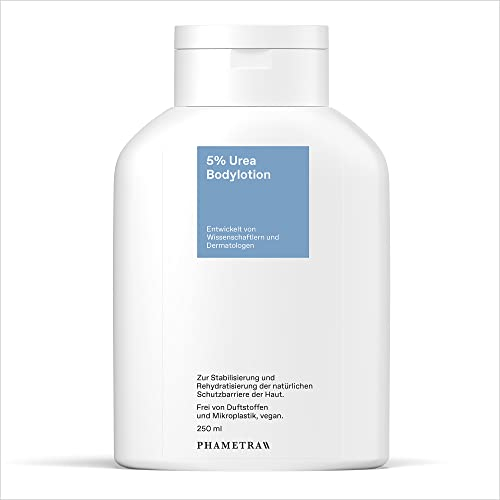 Phametra 5% Urea Bodylotion | Zur Stabilisierung und Rehydratisierung der natürlichen Schutzbarriere der Haut | ohne Duftstoffe | vegan | ohne Mikroplastik | 250ml