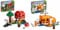 LEGO 21179 Minecraft The Mushroom House Set, Building Toy for Kids Age 8 + & Spider Jockey Figures & 21178 Minecraft The Fox Lodge House Animals Toy for Kids 8 + Years Old, Set with Drowned Zombie