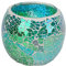 Mosaik Teelichthalter Teelicht Kerzenhalter aus Glanzglas Teelicht Halter Kerzenhalter für Tisch, Hochzeit, Wohnzimmer, Schlafzimmer, Innendekoration