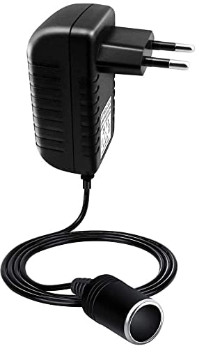 Alimentatore AC a DC Adattatore 100V - 240V a 12V Automobile Sigaretta Accendisigari Presa Corrente 12V/3A 36W Inverter di Potenza Trasformatore Convertitore per 12V Compressore/Pompa Aria per Auto
