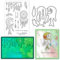 INFUNLY Dream Catcher Stempel und Matrizen Set für die Kartenherstellung Feder Blume Transparent Clear Stempel und Schneiden Die für DIY Craft Scrapbooking Ostern Grußkarte Dekor