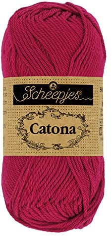 Scheepjes - Scheepjes Catona 192 Scarlet Yarn - 10x50g