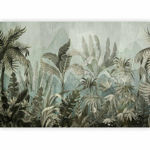 artgeist Premium Wall Mural Wallpaper, Decor for Bedroom Leaves 138x101 in