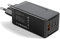 GREVA Chargeur USB C 65 W Charge Rapide, Chargeur Type C GAN 3 Ports, Adaptateur USB C Secteur Prise Type C Mural Compact pour iPad Pro, MacBook, Tablet, Samsung Galaxy, Apple, Huawei, Xiaomi, Noir