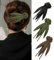 SINLOV 3 große, flache Haarspangen mit bunten Wellen und Blumen, rutschfest, starker Halt, Haarspangen für Damen und Mädchen (Blume)