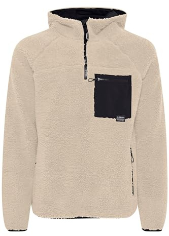 11 Project PRRone Herren Teddy-Pullover, 2XL, Oatmeal (130401)