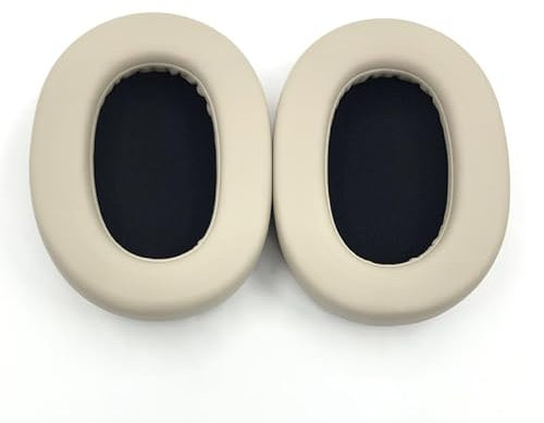 YanLan Elite 85h Ear Cushions for Jabra Elite 85h Over-EarHeadphones,Replacement Elite 85h Earpads Synthetic Leather Foam Cushions Pads (gold)