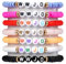Yowivon WWJD-Armbänder, Christliches Oster-Armband-Set, Bunte Inspirierende Religiöse Schmuckstücke, Dehnbares und Stapelbares Damen-Freundschaftsarmband, Funky Zeugs
