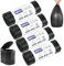 Lot de 120 sacs de toilette, noirs, 30 l, biodégradables, pour toilettes de camping, toilettes mobiles, camping, randonnée, voyages