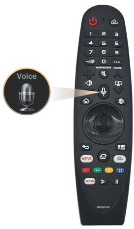 AKB75855501 AN-MR20GA for LG TV Remote, OLED QNED NanoCell 4K UHD Voice Magic Remote Control, Replace for LG TV Control AN-MR650, AN-MR19BA, AN-MR18BA, with Netflix Prime Keys, Pointer Function
