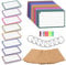 Agoer Revision Cards Coloured,400pcs Index Cards,3 x 5 in Punched Lined Flash Cards with Rings,Sticky Tabs and Kraft Papers,8 Colours Heavy Note Cards Set for Revision,Presentation,Teacher,Student