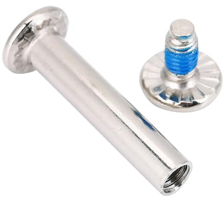 Ausla Schrauben Inliner Rollen Inline-Skate-Ersatz-Skating-Schrauben, 10 Stück, Radachsen-Hardware mit Sechskantschlüssel für Inline-Skates (Innenlänge 31 mm)