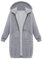 Generisch Sale Skijacken Damen Damen Kapuzenjacke Reißverschluss Jacket Lang Einfarbig Sweatshirt mit Tasche Kapuze Freizeit Sweatjacke Baggy Bequemer Laufjacke Vintage Hoodie Zip Up Outwear