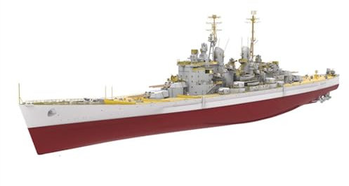 FMOCHANGMDP HMS Vanguard Battleship Maquette de Porte Avions Echelle 1/350, Jouets et Cadeaux pour Adultes, 28 x 4 Pouces
