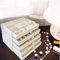 Jewellery box ，Jewellery organiser with 5 Storage Drawers Acrylic necklace box stackers jewellery box jewellery storage For Rings Earrings Necklace Bracelet Beige (Beige, 5 Drawers)