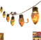 Stringa di luci natalizie vintage, con lampadine a LED, luci di Natale retrò, decorazioni per ghirlanda di alberi (bambole miste e abbinate, 3 m)