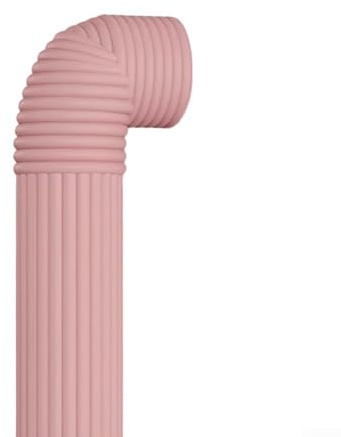 Feegow Rohrisolierungsschlauch – Isolierungsrohr mit Frostschutzstreifen – Rohrisolierung/Lagging/Verkleidung – 2 m Länge (für Pink)