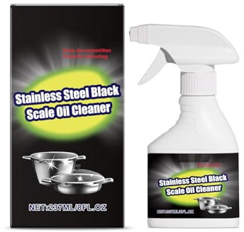 Stainless Steel Black Scale Oil Cleaner, Pan Bottom Stain Cleaner, Kitchen Cleaner Spray, All-Purpose Pot And Pan Grease Cleaner,Kitchen Grease Cleaner for Pots And Pans For Bottom Of Pans (1, Pc)