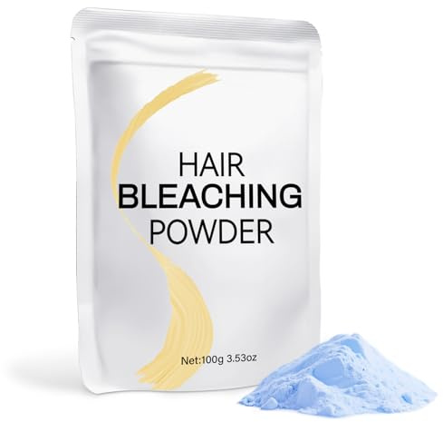 Hair Bleach Powder 100g/3.53oz, Professional Lightening Bleach for Hair, Strong & Gentle Bleach Powder for Hair, Lift Up to 8 Levels, Perfect for DIY Blonde Highlights & Lightening