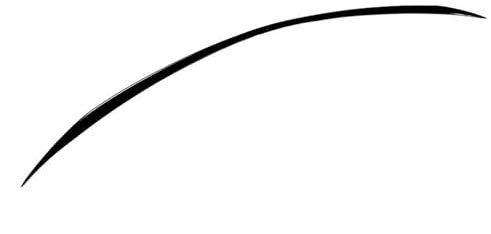 OGJFD Kofferraumspoiler Für Mercedes Für Benz C Klasse W205 C180 C200 C260 C43 C63 Für AMG Limousine 2015-2021 Hinten Stamm Dach Spoiler Flügel Splitter Tuning Heckspoiler Lippe(Schwarz glänzend)