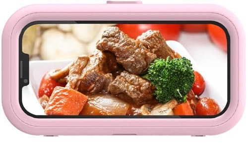 Générique Shower Phone Holder Waterproof,Bathroom Waterproof Phone Case Holder - Rotatable Smartphone Stand, Bathtub Wall Mount Shelf with Touch Screen for Smartphones